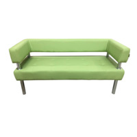 Настоящее фото товара Диван Сантур трехместный, салатовый, произведённого компанией ChiedoCover
