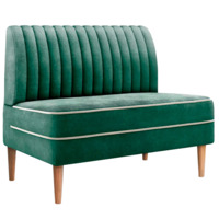 Настоящее фото товара Диван Nootropic, зеленый, произведённого компанией ChiedoCover