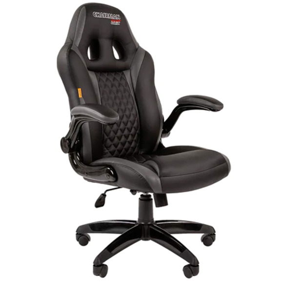 Кресло компьютерное Practice, черный, серый Кресло компьютерное Practice, черный, серый - фото 1