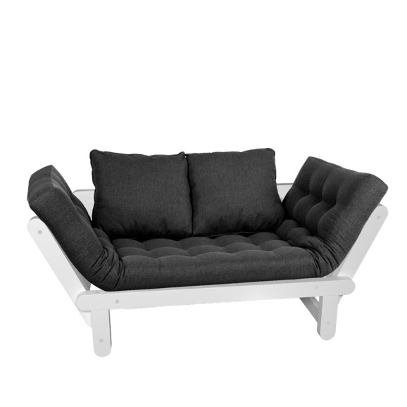 Кушетка Arezzo, textile black, белый - фото 1