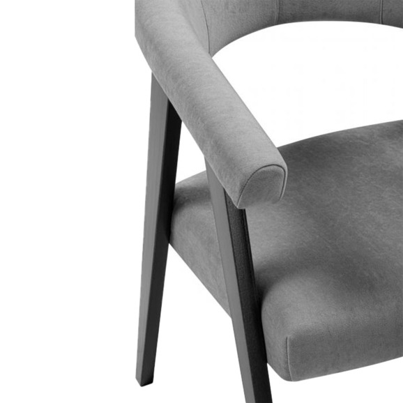 Деревянный стул Невада 2 ткань 234 / черное дерево - фото 6