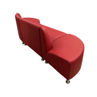 Фотография Диван Блазз пятиместный, экокожа Пегасо, красный Фотография товара Диван Блазз пятиместный, экокожа Пегасо, красный от компании ChiedoCover.