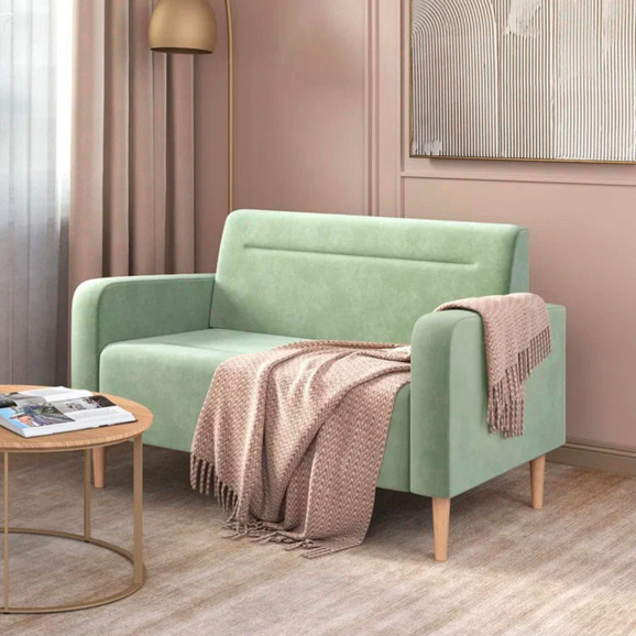 Диван Папилла, велюр, 132 см, оливковый Диван Папилла, велюр, 132 см, оливковый - фото 5