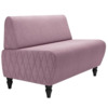 Диван Лотик, велюр, сиреневый