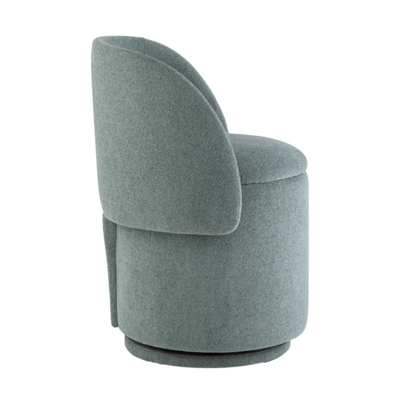 Пуф-трансформер Таунсвилл вращающийся с ящиком, букле зеленый Пуф-трансформер Таунсвилл вращающийся с ящиком, букле зеленый - фото 2