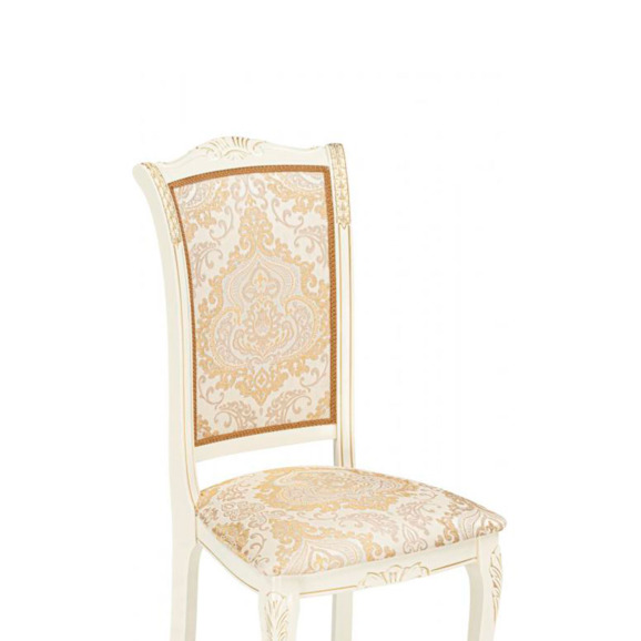 Деревянный стул Керия слоновая кость / золото патина - фото 5