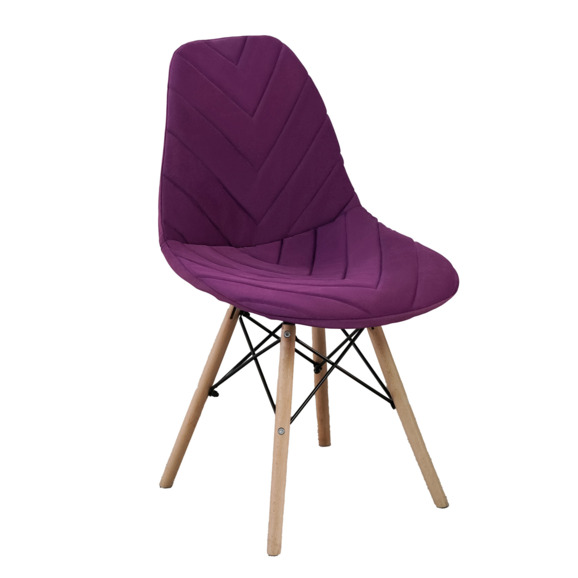 Чехол Е03 на стул Eames, фиолетовый - фото 1