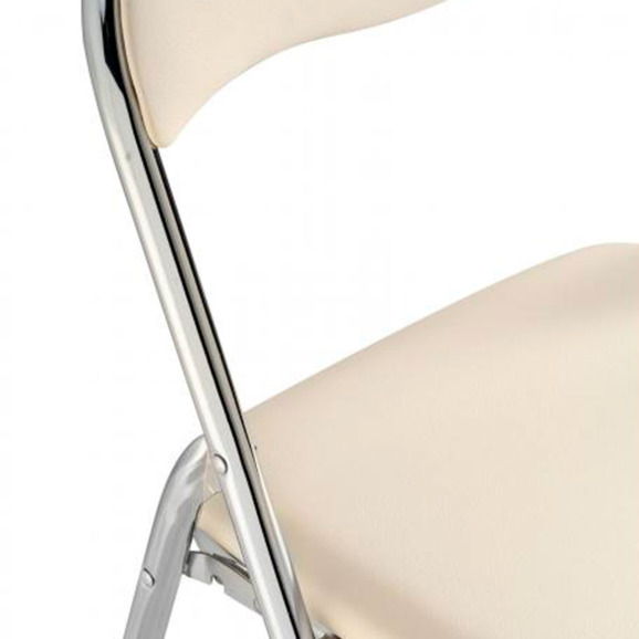 Стул на металлокаркасе Fold 1 складной beige / chrome Стул на металлокаркасе Fold 1 складной beige / chrome - фото 9