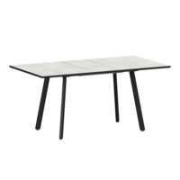 Фотография Стол раздвижной Рольф 1100+300 лофт, черный муар от производителя ChiedoCover, картинка продукции, реальное фото товара Настоящее фото товара Стол раздвижной Рольф 1100+300 лофт, черный муар, произведённого компанией ChiedoCover