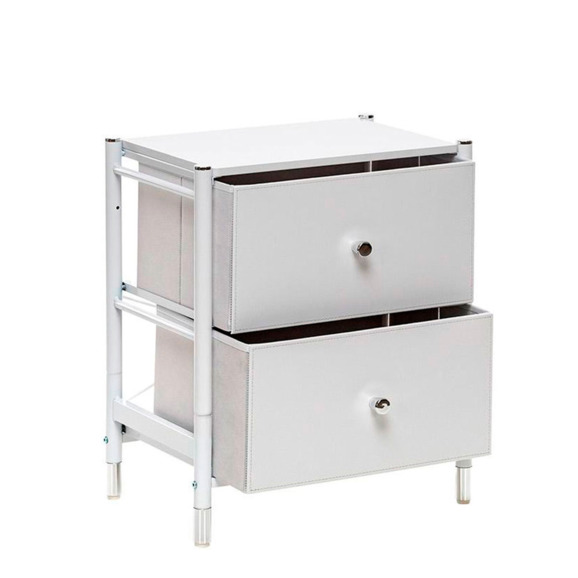 Комод Riva, 2 ящика, белый Комод Riva, 2 ящика, белый - фото 2