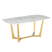 Фотография товара Стол обеденный Land, 140х80х75, белый мрамор от компании ChiedoCover.