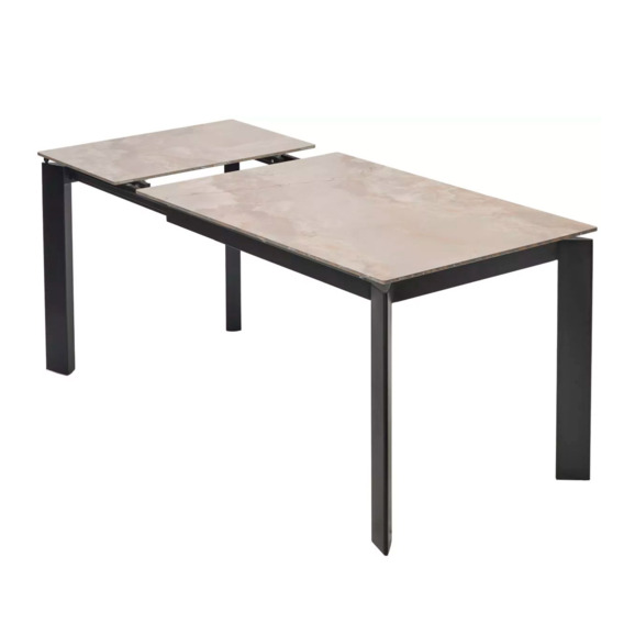 Стол corner 120, gloss amber jade solid ceramic, black - фото 10