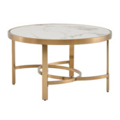 Фотография товара Журнальный столик Адриана 80*80 см светлая керамика от компании ChiedoCover.