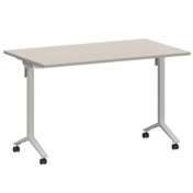 Фотография товара Стол мобильный складной ясень шимо, белый, 22 мм, 120*70 от компании ChiedoCover.