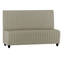 Настоящее фото товара Диван Страйп, велюр Connect 25, ножки бук, морилка черная, произведённого компанией ChiedoCover