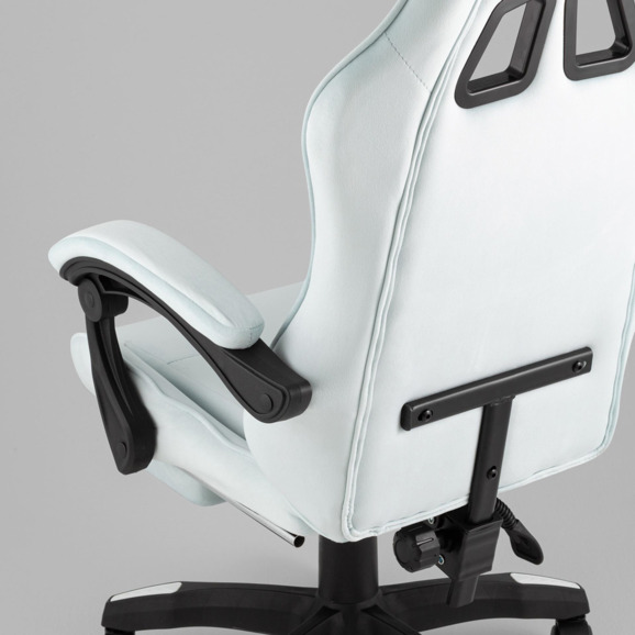 Кресло спортивное TopChairs MG-7019 велюр светло-голубой - фото 6