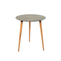 Настоящее фото товара Стол круглый, графит, произведённого компанией ChiedoCover