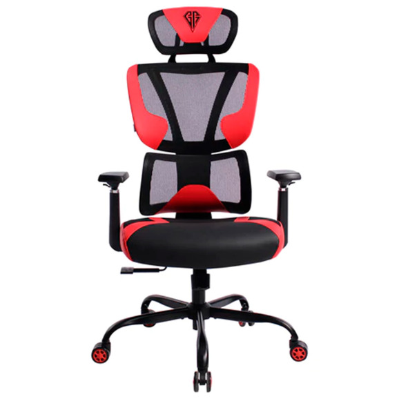 Кресло Qualm, черный, красный - фото 2