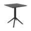 Настоящее фото товара Стол складной Sky Folding Table, 600*600, черный, произведённого компанией ChiedoCover