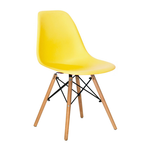 Стул Eames желтый - фото 1