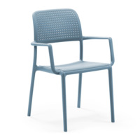 Настоящее фото товара Кресло пластиковое Bora, голубое, произведённого компанией ChiedoCover