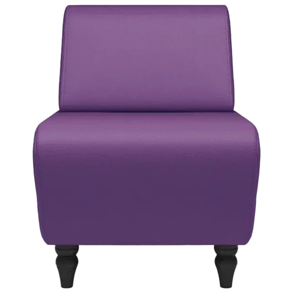 Кресло Лотик экокожа, фиолетовый - фото 2