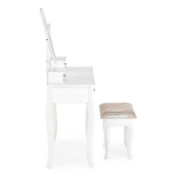 Комплект консоль + табурет Telos, белый - фото 3