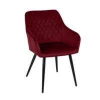 Настоящее фото товара Обеденный стул Консул, бордовый, произведённого компанией ChiedoCover