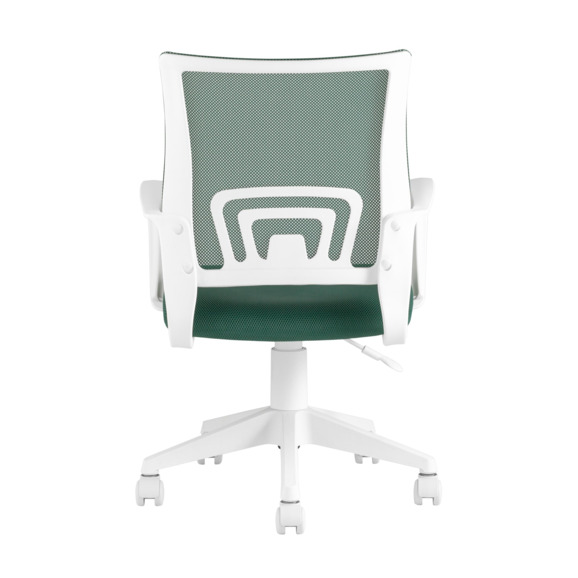 Кресло офисное TopChairs ST-BASIC-W зеленый крестовина пластик белый - фото 5