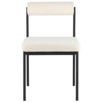 Фотография Стул обеденный Балла, букле, молочный Фотография товара Стул обеденный Балла, букле, молочный от компании ChiedoCover.