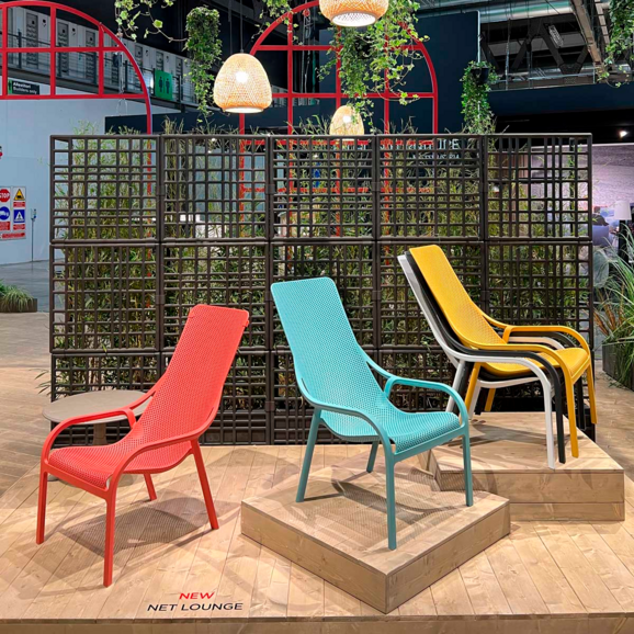 Кресло пластиковое Net Lounge, ментоловый - фото 3
