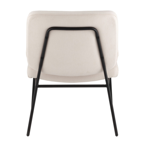 Кресло Abby, велюр молочный - фото 5