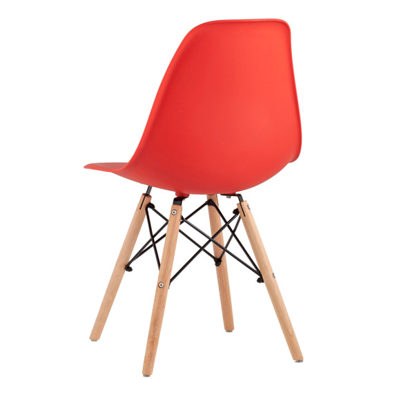 Стул Eames DSW красный - фото 3