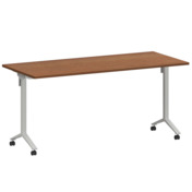 Фотография товара Стол мобильный складной орех, белый, 22 мм, 160*70 от компании ChiedoCover.