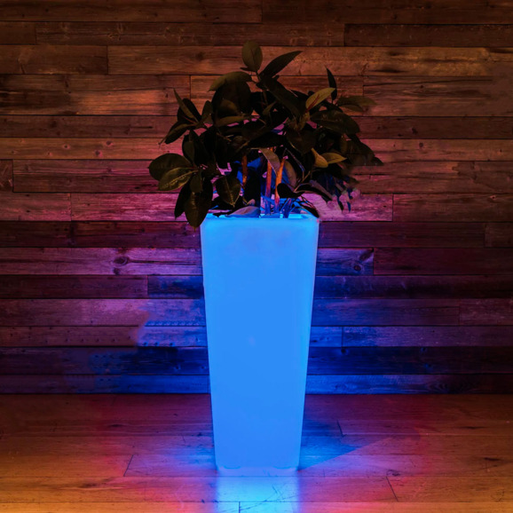 Светящееся LED кашпо-конус Flow 220V RGB XL - фото 2