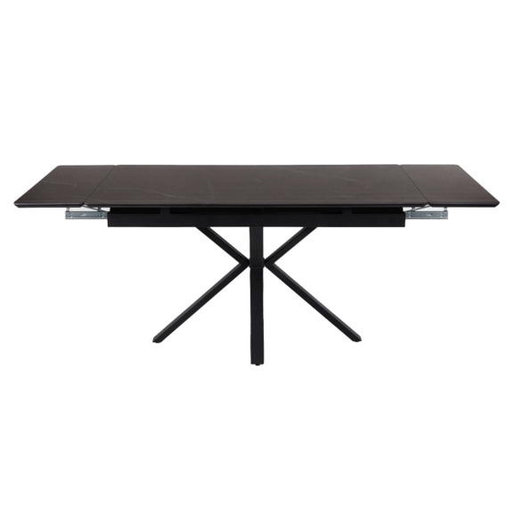 Керамический стол Старлайт 140 (200) х 80 shakespeare black / черный - фото 4