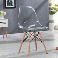 Фотография товара Стул Eames прозрачный, дерево от компании ChiedoCover.