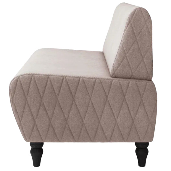 Диван Лотик, велюр, светло-коричневый - фото 4