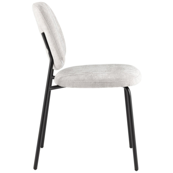 Стул обеденный Patrys, светло-серый, шенилл - фото 3