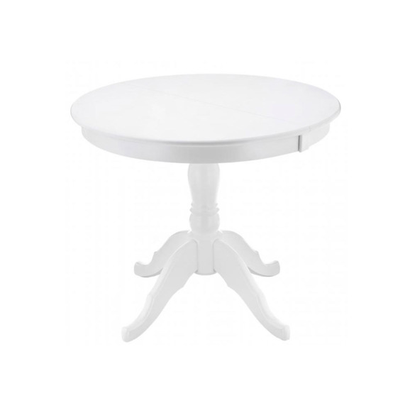 Стол Лосон 92(120)х92х78 белый Стол Лосон 92(120)х92х78 белый - фото 1