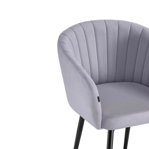 Стул Моншау, крутящийся, серый, черный каркас Стул Моншау, крутящийся, серый, черный каркас - фото 5