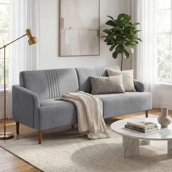 Диван Аномик, велюр, серый Диван Аномик, велюр, серый - фото 9