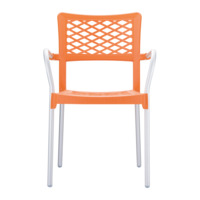 Кресло пластиковое Bella, оранжевый