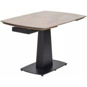 Фотография товара Стол BALDE GLOSS AMBER JADE SOLID CERAMIC / BLACK, от компании ChiedoCover.