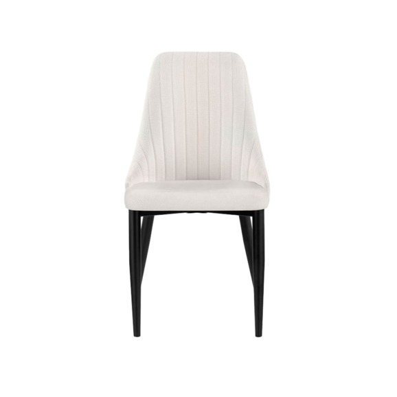 Стул на металлокаркасе Kora white / black - фото 2