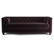 Диван-кровать Chesterfield Florence трехместный раскладной фиолетовый