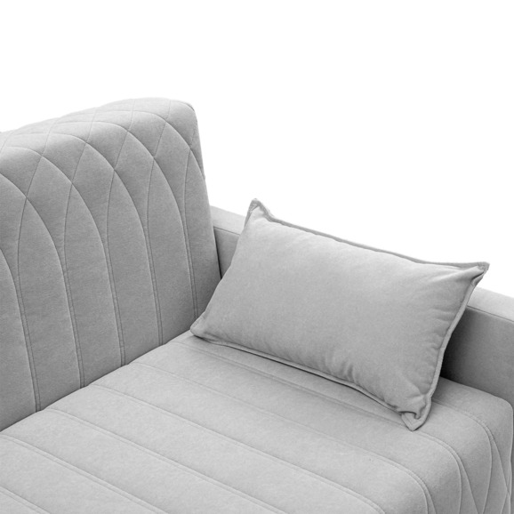 Диван-кровать Митчел Лео 122, серый Диван-кровать Митчел Лео 122, серый - фото 4