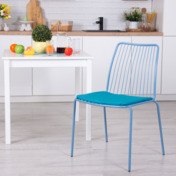 Фотография в интерьере товара Стул Лион с подушкой, голубой от компании ChiedoCover.