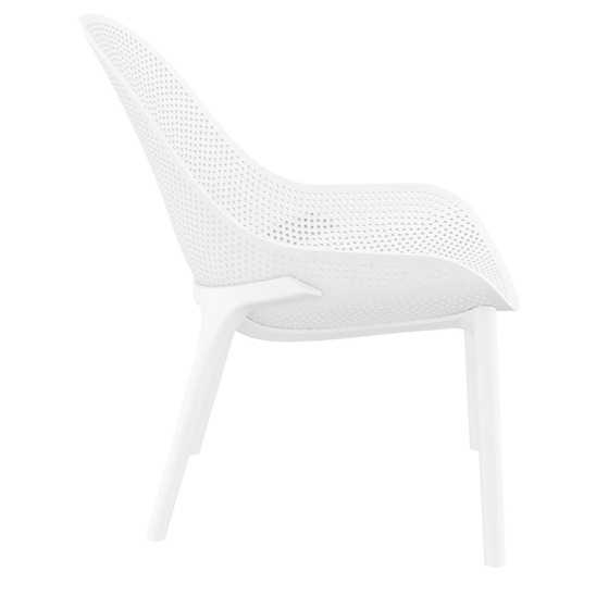 Лаунж-кресло пластиковое Грау, белый - фото 2