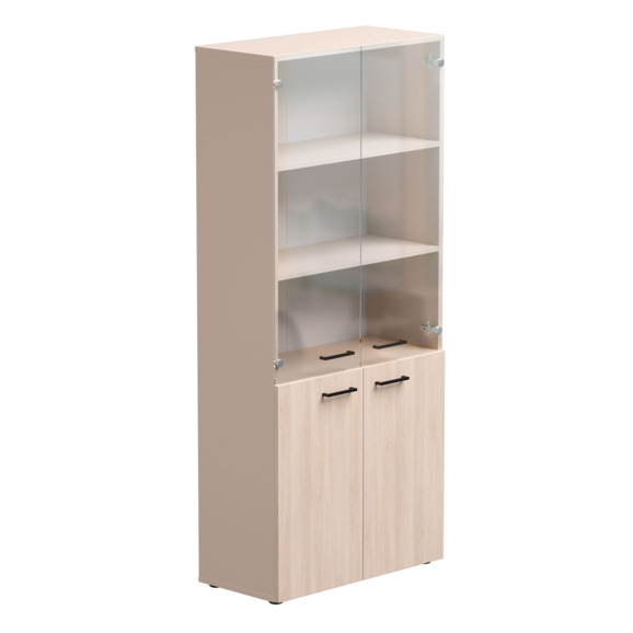 Шкаф комбинированный со стеклом, 800х383х1835 - фото 6